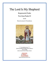 The Lord Is My Shepherd Three-Part Mixed choral sheet music cover